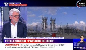 Hubert Julien-Laferrière: "Yannick Jadot n'appelle pas au boycott de Total mais à son retrait de Russie"
