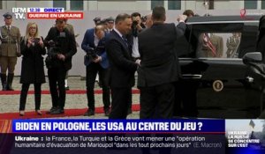 Guerre en Ukraine: le président des États-Unis Joe Biden rencontre son homologue polonais