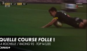 L'essai de 100 mètres sur une course supersonique ! - La Rochelle / Racing 92 - Top 14