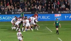 TOP 14 - Essai de Baptiste COUILLOUD (LOU) - Stade Toulousain - LOU Rugby - J21 - Saison 2021/2022