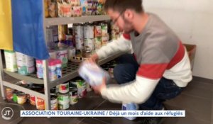 Le Journal - 28/03/2022 - ASSOCIATION TOURAINE - UKRAINE  / Déjà un mois d'aide aux réfugiés