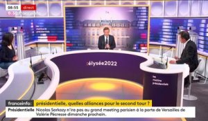 Présidentielle : "Mon petit doigt me dit qu'on peut sortir Emmanuel Macron dès le premier tour", déclare Nicolas Dupont-Aignan