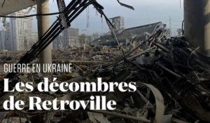 Ukraine : nos images dans les décombres du centre commercial Retroville à Kiev