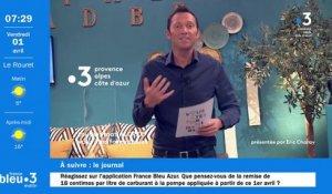 01/04/2022 - Le 6/9 de France Bleu Azur en vidéo