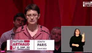 Nathalie Arthaud: "Quel que soit le président de la République, il sera du côté du grand patronat et des financiers"