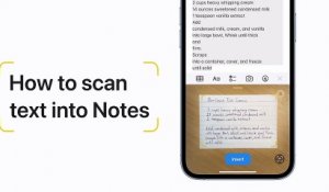 Comment numériser du texte dans Notes sur iPhone, iPad, and iPod touch | Apple Support