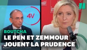 Marine Le Pen et Éric Zemmour restent "prudents" sur Boutcha et la responsabilité russe
