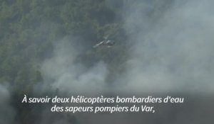 Incendie sur la Côte d'Azur en France: les pompiers "prudents" face à une météo changeante