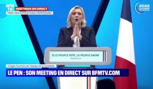 Marine Le Pen appelle les Français à "l'unité nationale"