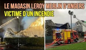 Le magasin Leroy Merlin d’Angers victime d’un incendie