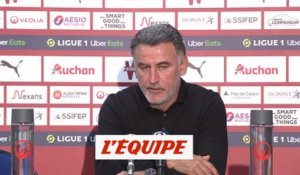 Galtier : «Certains de mes joueurs sont venus en touristes» - Foot - L1 - Nice