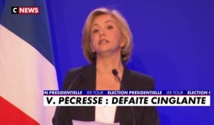 Valérie Pécresse : «Ce résultat est une déception personnelle et collective, j'assume en responsabilité toute ma part dans cette défaite»