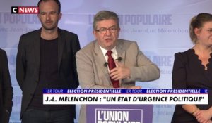 Jean-Luc Mélenchon : «Vous ne devez pas donner une seule voix à madame Le Pen»