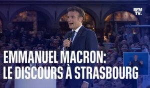 Le discours intégral d'Emmanuel Macron à Strasbourg