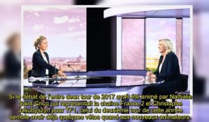 Marine Le Pen ne veut pas d’Anne-Sophie Lapix à l’animation du débat de l’entre deux tours