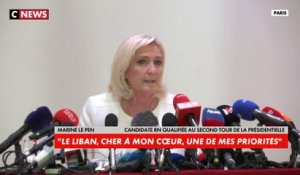 Marine Le Pen : «la France plaide en la création d'un État palestinien»