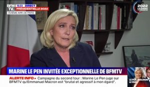 Marine Le Pen à propos de l'émission Quotidien: "Je considère que ce ne sont pas des journalistes"