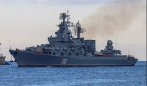 Ukraine : le croiseur Moskva, vaisseau amiral de la flotte russe, touché par des tirs