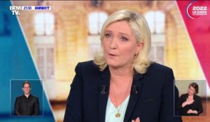Marine Le Pen: "Une priorité absolue des cinq prochaines années est de rendre aux Français leur argent"