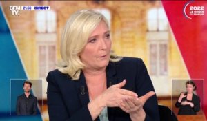 Marine Le Pen assure que si elle est élue, les Français "partiront à la retraite entre 60 et 62 ans"