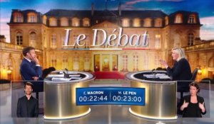 Présidentielle : Le Pen et Macron s'écharpent sur les retraites