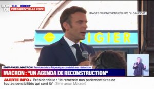 Emmanuel Macron: "Nous recréerons dans les cinq années qui viennent 200 brigades de gendarmerie dans nos campagnes"