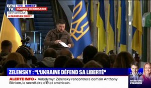 Volodymyr Zelensky: "Si nous tombons, vous serez les prochains"