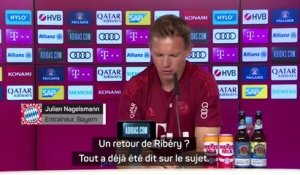 Julian Nagelsmann : "J'ai discuté avec Ribéry, mais pas pour un retour"