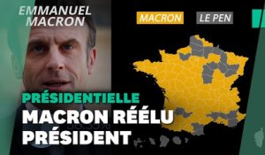 Emmanuel Macron a été réélu président de la République avec 58,55% des voix