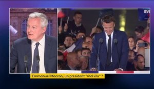La victoire d'Emmanuel Macron, pouvoir d'achat, retraites, message aux LR... Le "8h30 franceinfo" de Bruno Le Maire