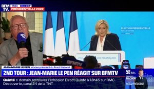 Jean-Marie Le Pen: "Dire que Marine Le Pen est une candidate d'extrême droite, c'est un procédé de combat politique"