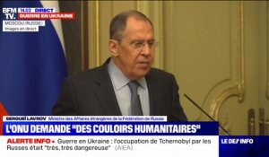 Selon Sergueï Lavrov, "les négociations se poursuivent" avec l'Ukraine