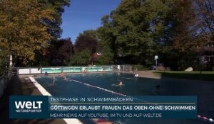 La ville allemande de Göttingen va devenir la première dans le pays à autoriser la pratique du seins nus dans ses piscines, une mesure destinée à plus d'égalité entre les sexes