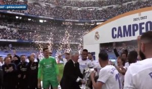 Le Real Madrid célèbre comme il se doit son 35ème titre en Liga