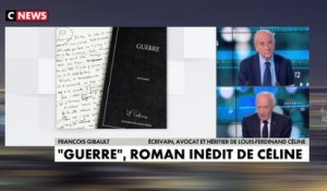 François Gibault, héritier de Louis-Ferdinand Céline, sur son roman inédit : «C'est du Céline pur jus, tous ses thèmes s'y retrouvent»