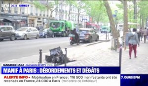 Manifestation du 1er-Mai à Paris: l'heure est au nettoyage des dégâts