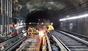 Des travaux sur la ligne 1 du métro à Paris