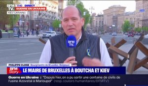 "On est arrivé avec trois tonnes de matériel médical": le maire de Bruxelles s'est rendu à Kiev pour apporter l'aide de sa ville