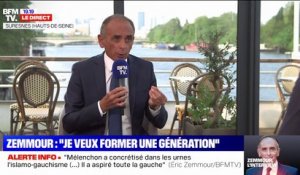 Éric Zemmour: "Je veux former une génération"
