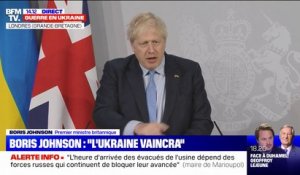 Boris Johnson au Parlement ukrainien: Vladimir Poutine "a pris des décisions catastrophiques"