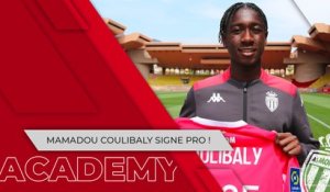 MAMADOU COULIBALY SIGNE SON PREMIER CONTRAT PRO - AS MONACO