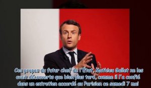 -Certains y croient toujours- - Mathieu Gallet évoque les rumeurs de couple avec Emmanuel Macron