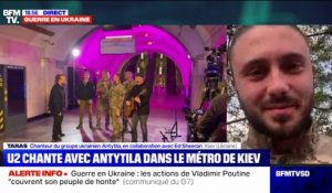 "Une histoire incroyable, à dormir debout": un chanteur ukrainien raconte sa rencontre avec Bono à Kiev