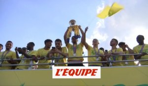 La fête à Nantes au lendemain de la victoire - Foot - Coupe - Nantes