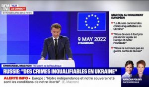Emmanuel Macron: "L'Ukraine est d'ores et déjà, aujourd'hui, membre de cœur de notre Europe"