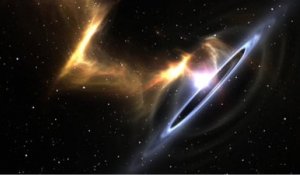 Des astronomes découvrent pour la première fois un rare trou noir inversé