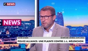 David Le Bars : «Il y en a marre d’entendre Jean-Luc Mélenchon et ses acolytes salir la police, on a été traité de barbares, ça suffit, il doit s’expliquer devant la justice»