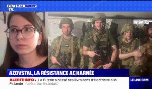 "Ils sont en souffrance là-bas, il faut les exfiltrer": la femme d'un officier piégé à Azovstal témoigne sur BFMTV
