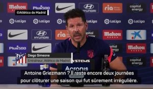 37e j. - Simeone sur Griezmann : "Nous aurions tous pu faire mieux"