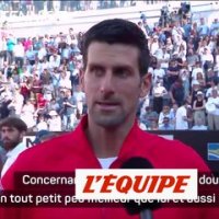 Djokovic : « Je ne pouvais rêver mieux avant Roland-Garros » - Tennis - Rome